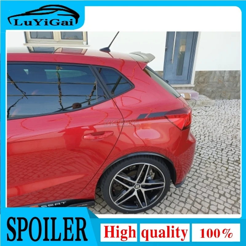 For VW Seat IBIZA TGI/FR Hatchback 2017 2018 2019 High Quality ABS Platic Rear Roof Spoiler Car Tail Wing Decoration