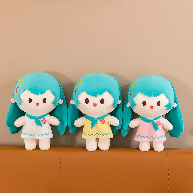 35/4/55cm Explosive Hatsune Miku Big Plush Doll Beautiful Girl Peripheral Plush Toy Kawaii Pillow Girl Birthday Gift Couple Gift