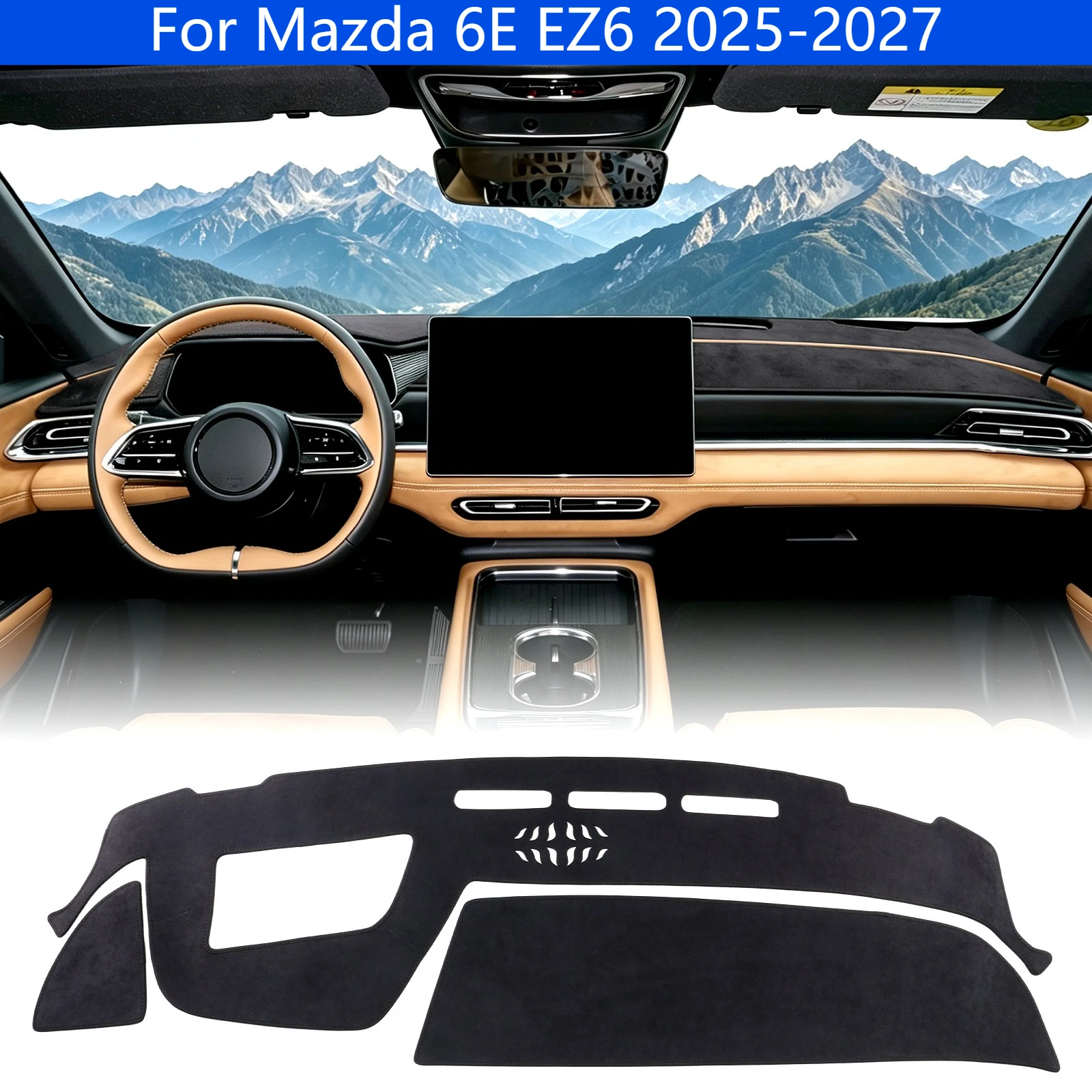 per-mazda-6e-ez6-2025-2027-tappetino-parasole-cruscotto-antiriflesso-antigraffio-in-pelle-scamosciata-accessori-modifica-interni-protettivi