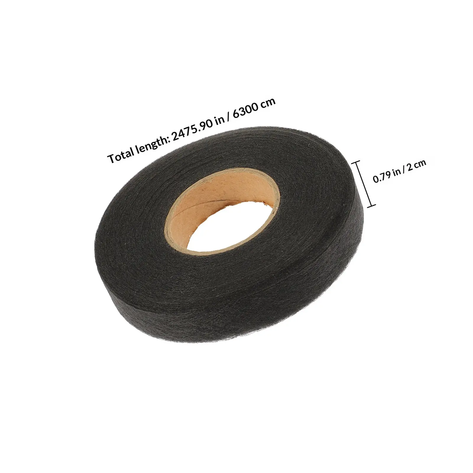 Iron On Fabric Adhesive Tape 2 Rolls Double Sided No Sew Hemming Tape for Clothes Curtains Pants Shoes Hats