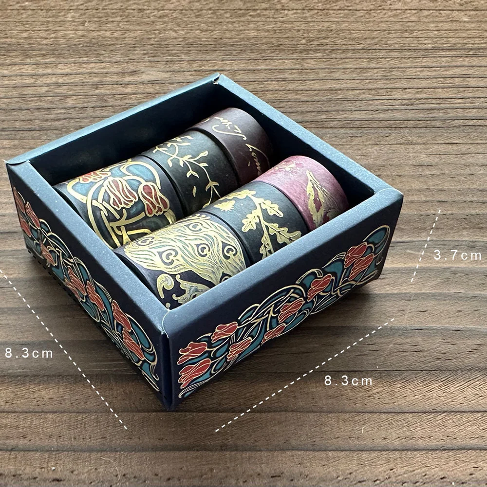 Creative Vintage Washi Tape DIY Scrapbooking Diary Handbook Decoration Masking Tapes Stationery - Image 6
