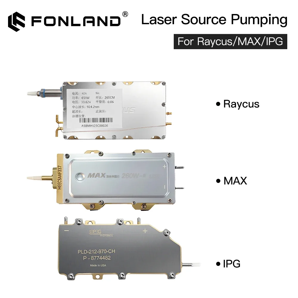 Original MAX Raycus IPG Laser Source Pump 120-1000W Fiber Pumping Source Pulsed Laser Diode for Laser Source Repair