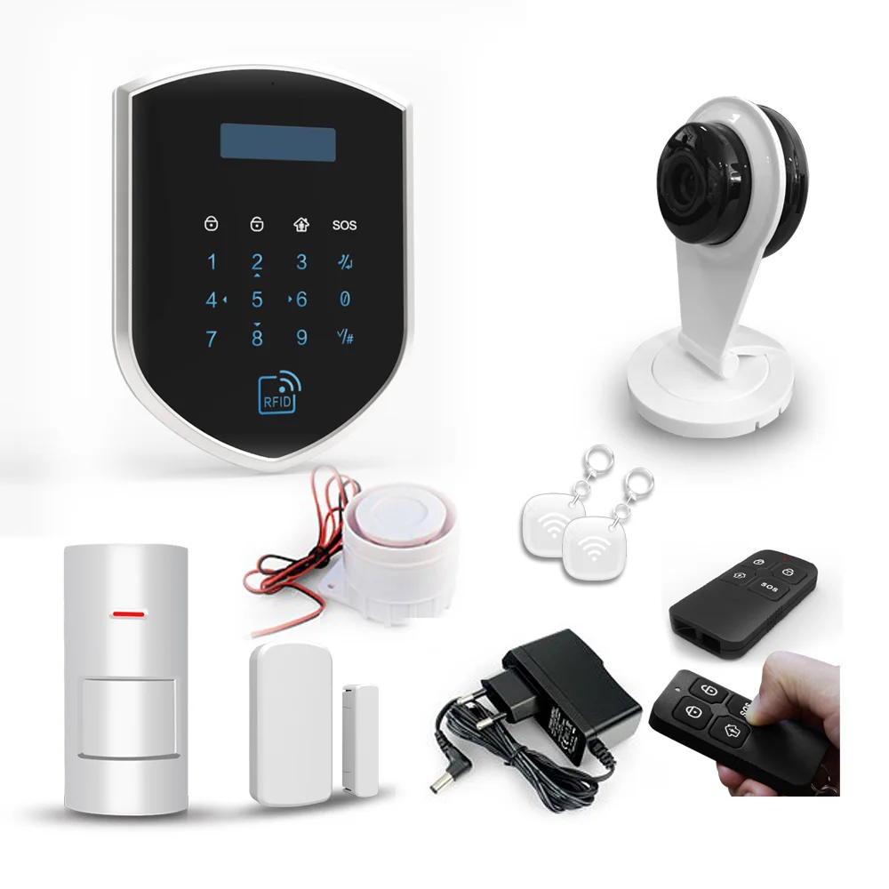 

4G WIFI TuyaSmart Wireless GSM Intelligent Burglar Home Security Alarm System