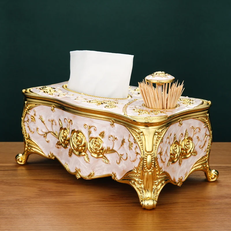 

Luxury Acrylic Tissue Box Napkin Holder Home Living Room Decor Bedroom Desktop Tissue Container Storage Box Toothpick Holder