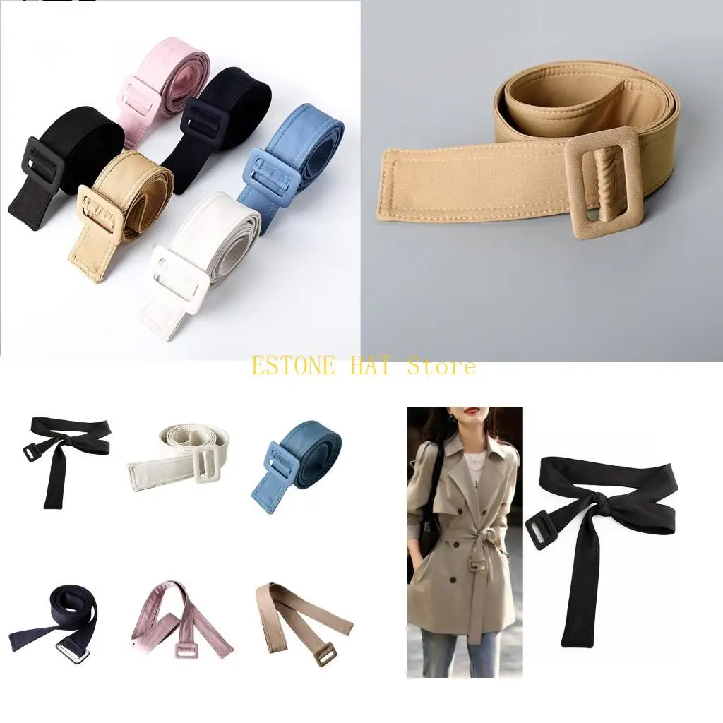 49MF Women Belt Replacement Overcoat Waist Belt Belt For Trench Coat Men
