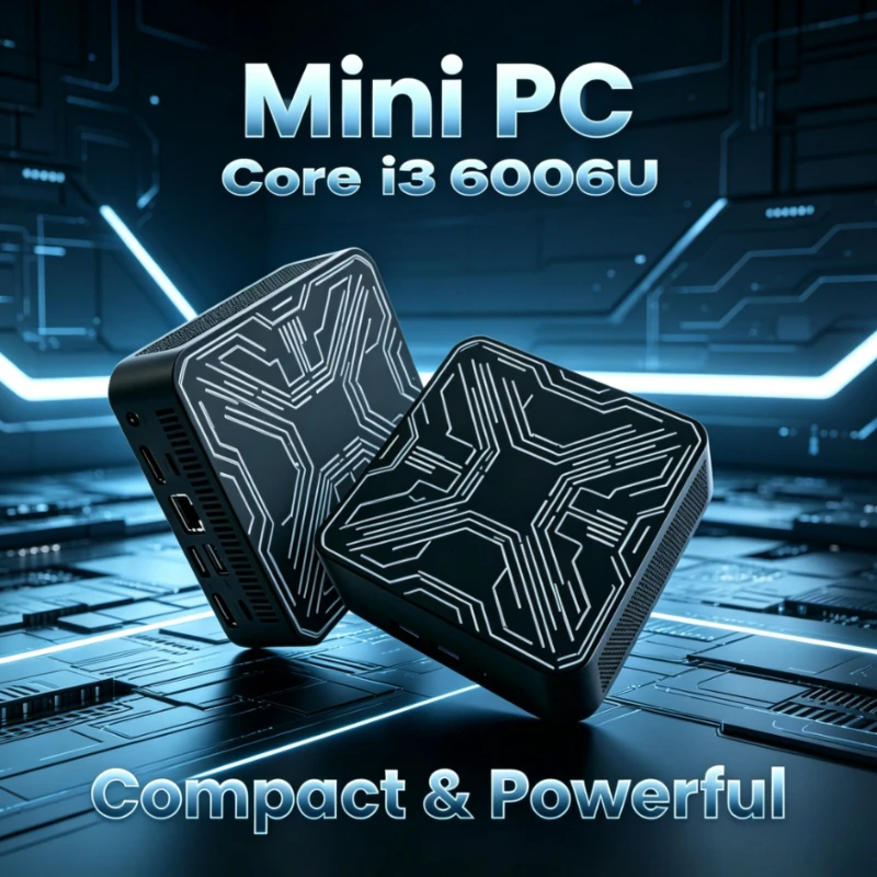 New Intel Core i3-6006U Portable Mini PC Gamer Mini Computer 16GB RAM  1TB/2TB SSD 1000M Ethernet Gaming PC Desktop