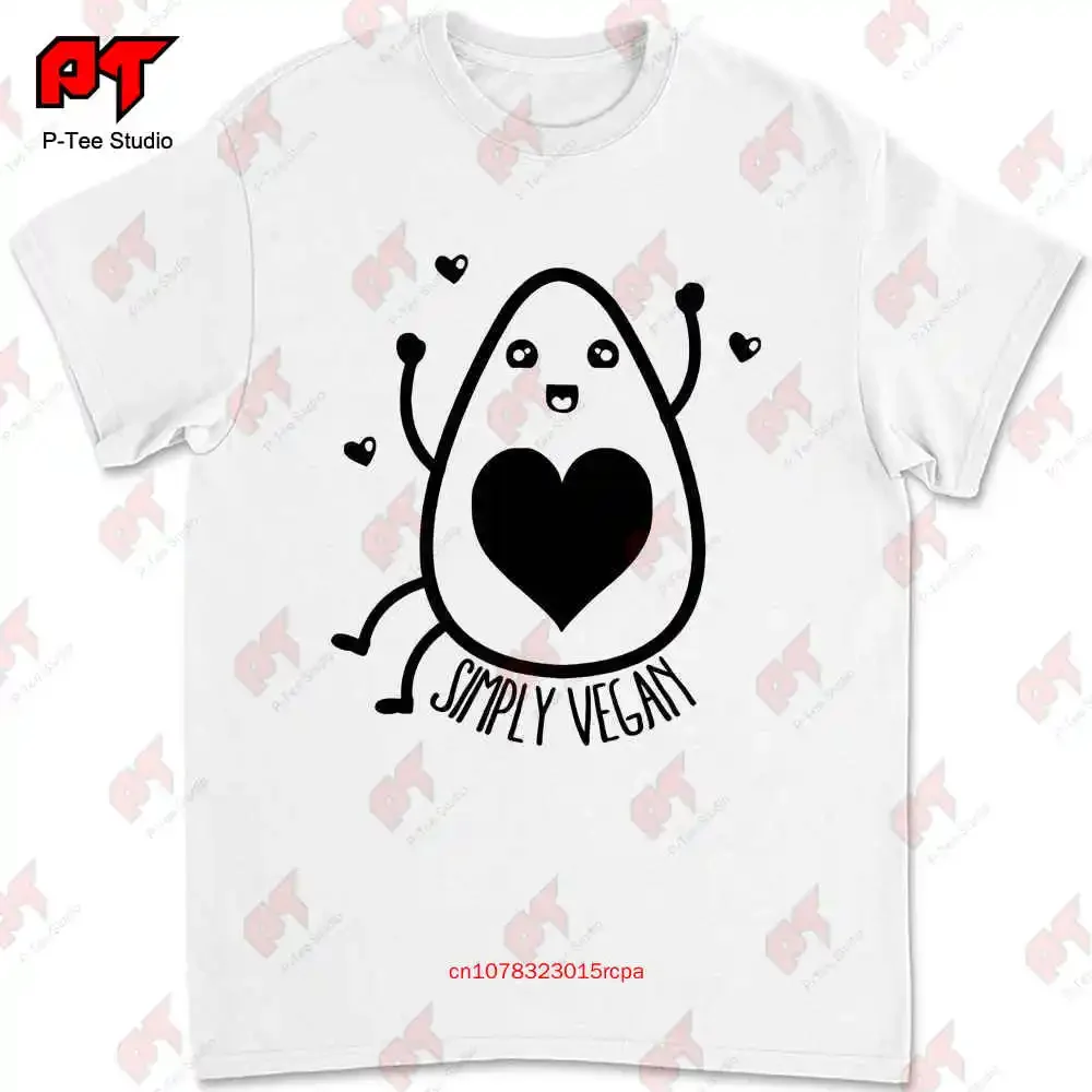 

Avocado Vegan Organic Fair Trade Animal Lover T-shirt CGUK
