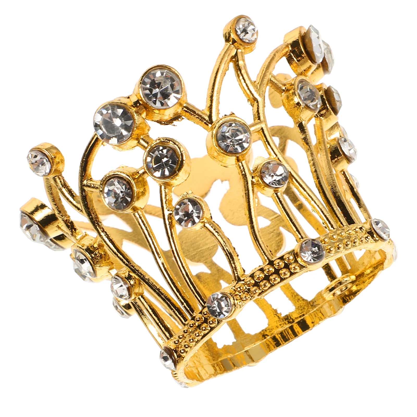 

Birthday Crown Cake Decoration Topper Multicolor Alloy Headb Tiara Women Party Favors Child Versatile Design Exquisite