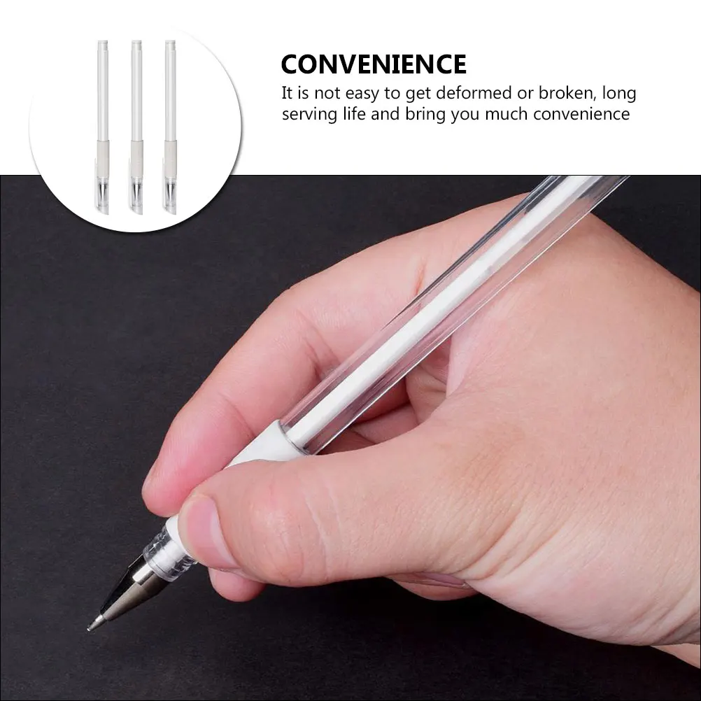 

3 Pcs White Waterproof Anti-Oil Marking Pens for Tattoo Eyebrow Positioning Skin Marker Professional Salon Use