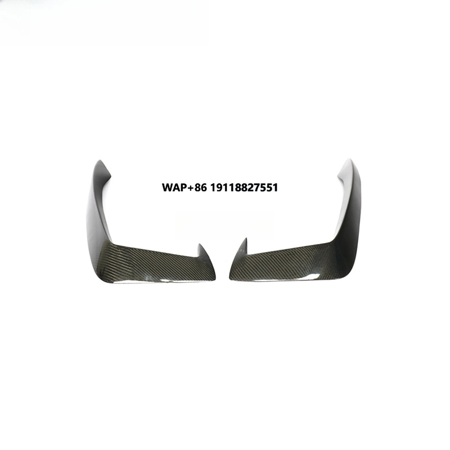 

High Qualifty Car Canards 17-19 A4 Sport Car Equipped with Carbon Fiber Fog Lamp Wind Knife Fog Lamp case