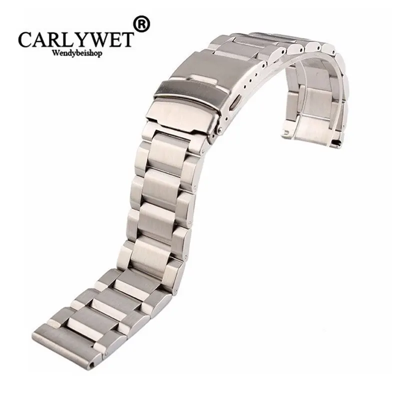 For Seiko SKX Tudor Tag Heuer 18 20 22 24mm Premium Solid Stainless Steel Brushed Metal Watch Band Strap Replacement Bracelet