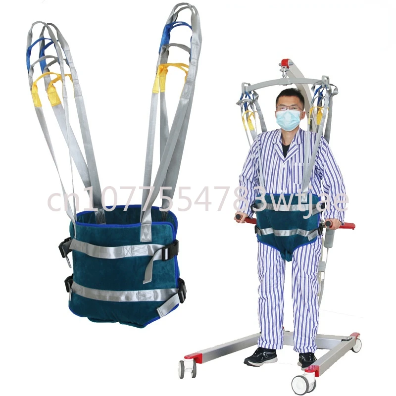 Transfer machine lifting equipment, pants shaped rehabilitation walking training, auxiliary lifting straps, standing suspension