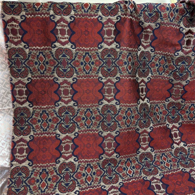 

Chinese ethnic style three-dimensional relief jacquard fabric for overcoats jackets and in autumn winter