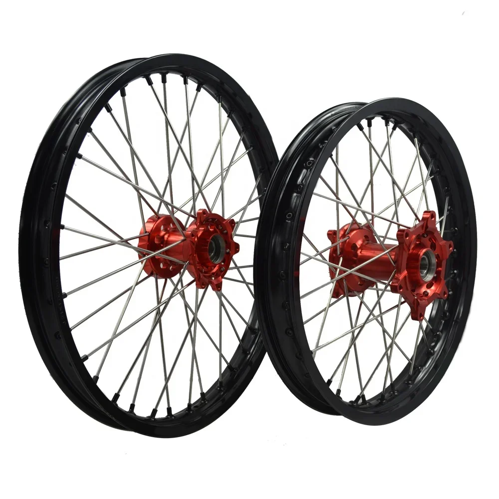 

21 19 Motocross CRF Spoke Wheels Rims for CRF125, CRF250,CRF450,CRF250R CRF450R