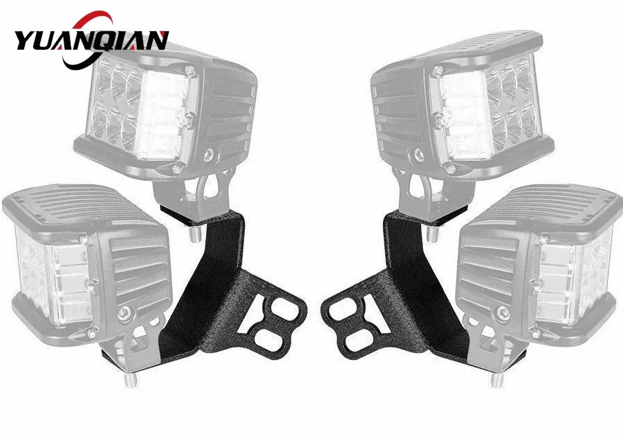 For Polaris RZR XP 1000 900 800 2014-2022 Windshield Side Pillar Roll FogLight Mounting Bracket Led Work Light Fog Lamp Holder