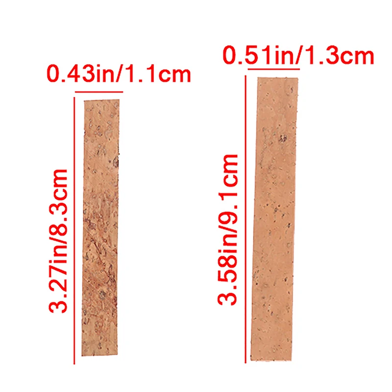 10Pcs Clarinet Cork Saxophones Clarinet Neck Cork Joint Sheets for Saxophones Musical Instruments Accessories