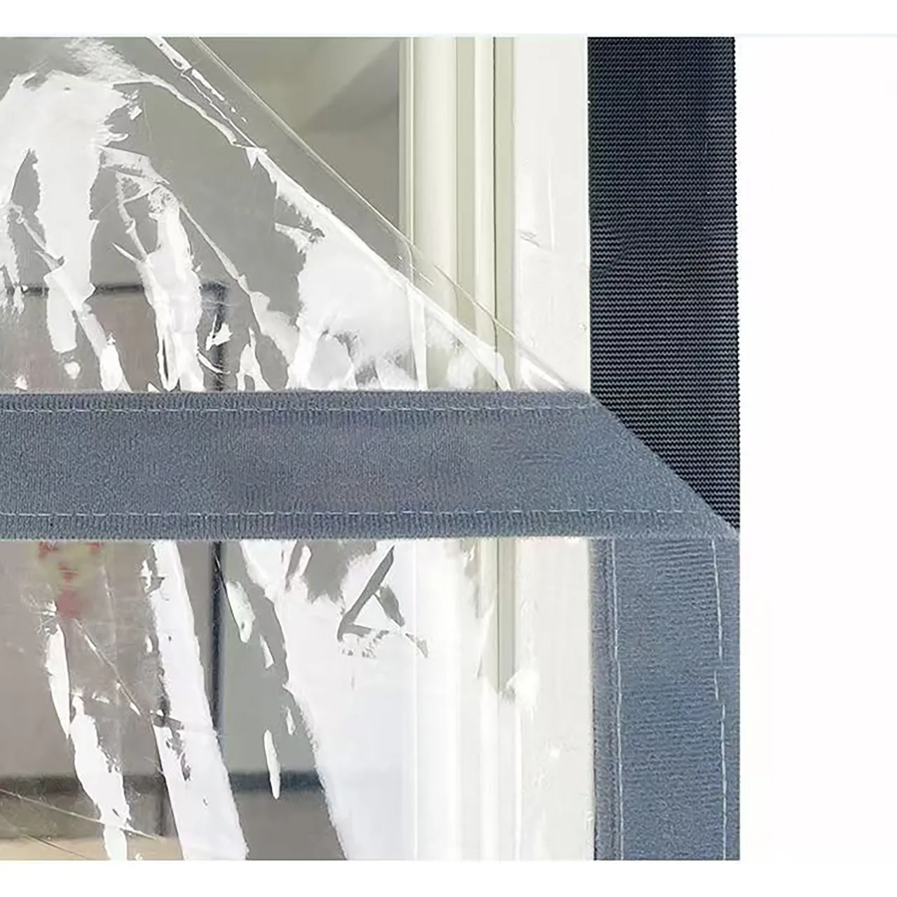 Winter Warm Curtains, Insulation Film, Windproof Windows, Sealed Transparent Plastic Cloth, Customizable Sizes, Self-adhesive