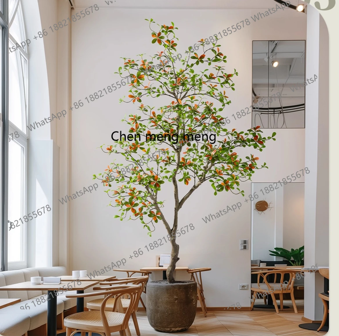 

Simulated green plants, artificial flower trees, indoor and outdoor large floor potted decorations