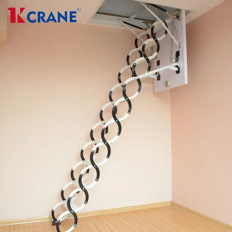 Electric Telescopic Stairs Loft, Invisible Folding, Lifting, Rotating, Domestic Indoor Extension Duplex Villa Ladder