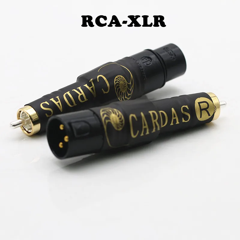 CARDAS balance to RCA lotus head XLR XLR to RCA lotus male audio microphone adapter