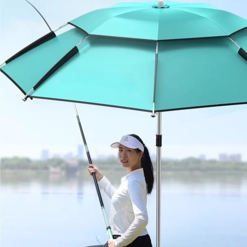 

Fishing umbrella three-fold short section fishing new outdoor parasol