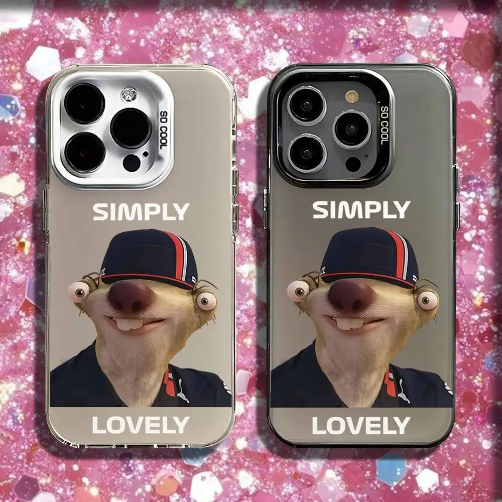 

M-Max V-VerstappenS Sid Meme Phone Case For iPhone 16,15,14,13,12,11,Pro,Max,Plus,Mini,SE Black White Matte Shockproof Cover