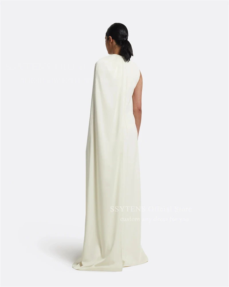 SSYTENS Arabic Modern Style Evening Dresses Draped Beaded Customized Mermaid Formal Occasion Prom Gowns Party Women Bride