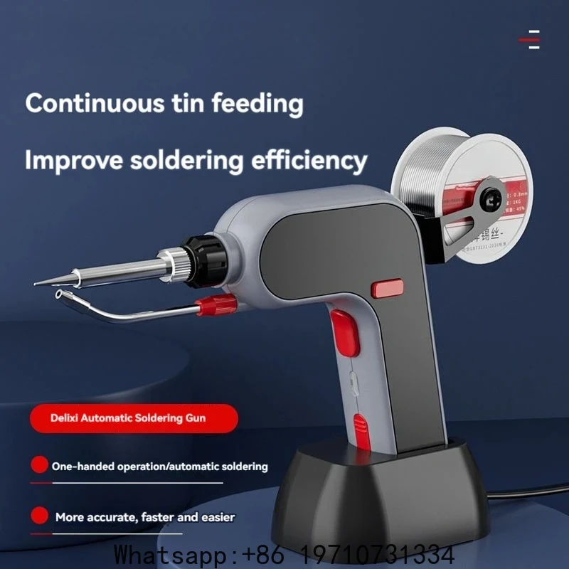 Electric Soldering Iron Kit 120W High Power Home Welding Tools Professional Automatic Soldering Gun with Tin Holder