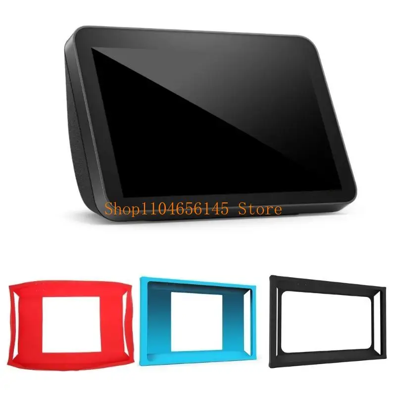 5asd Soft Silicone Protective for Case For Echo Show 15 for Smart Speaker Portable Shockproof Cover Ultrathin Sleeve For Echo view 3