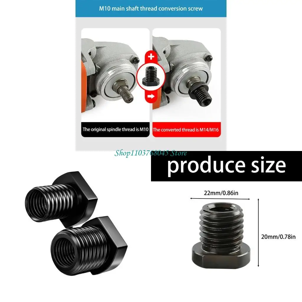 

R53F Carbon Steel Angles Grinder Thread Conversion Tool To M14 Angles Grinder Attachment Adapter Polisher Adapter