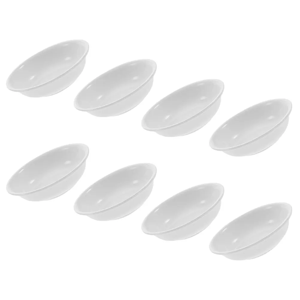 

10 Pcs Sauce Dishes Small Melamine Bowls Fine Workmanship Rounded Edges Compact Size Suitable Kitchen Party Outdoor Camping