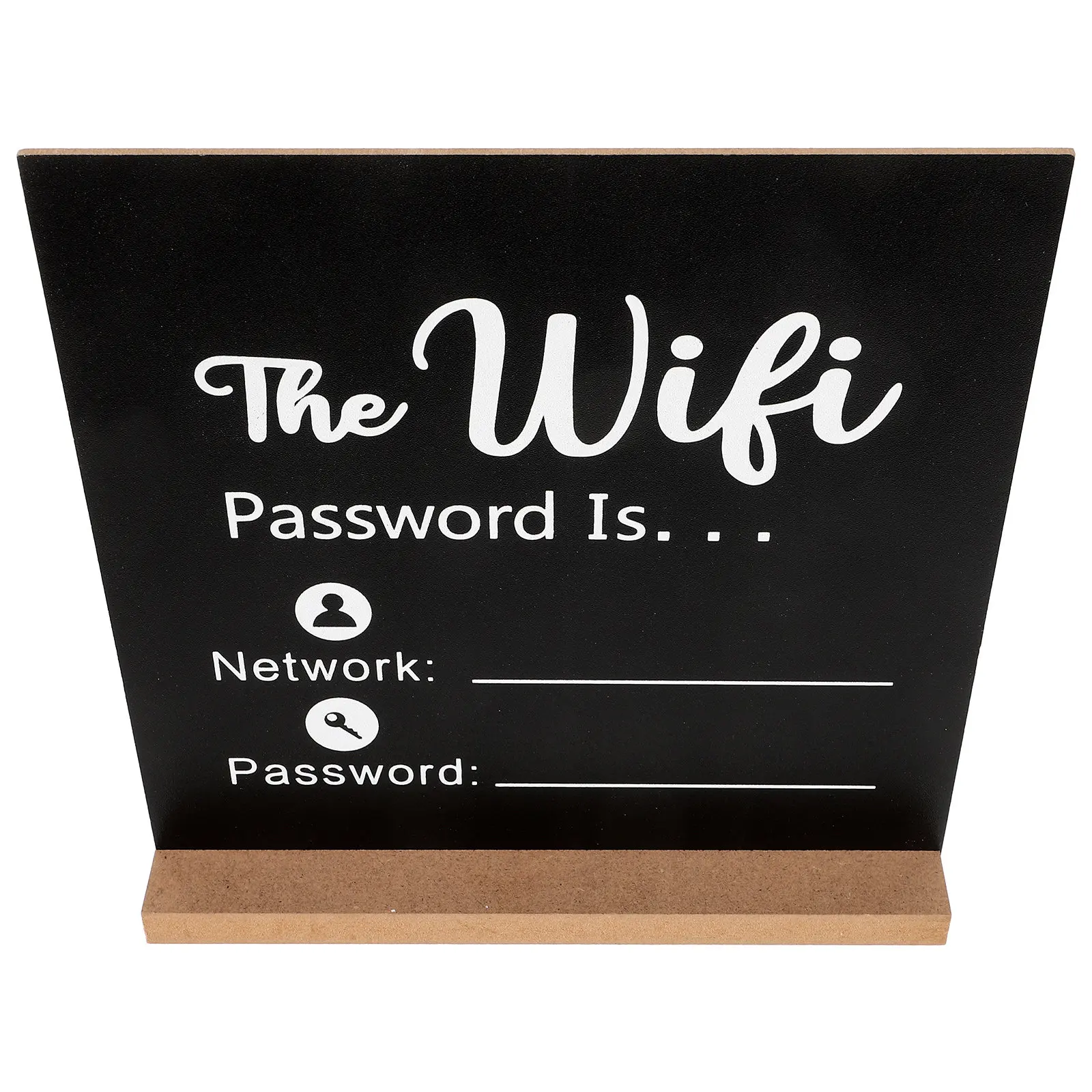 

Деревянная табличка для пароля Wi-Fi, настольная доска для Wi-Fi, стираемая и многоразовая табличка для отображения пароля, для дома, офиса, отеля, декор