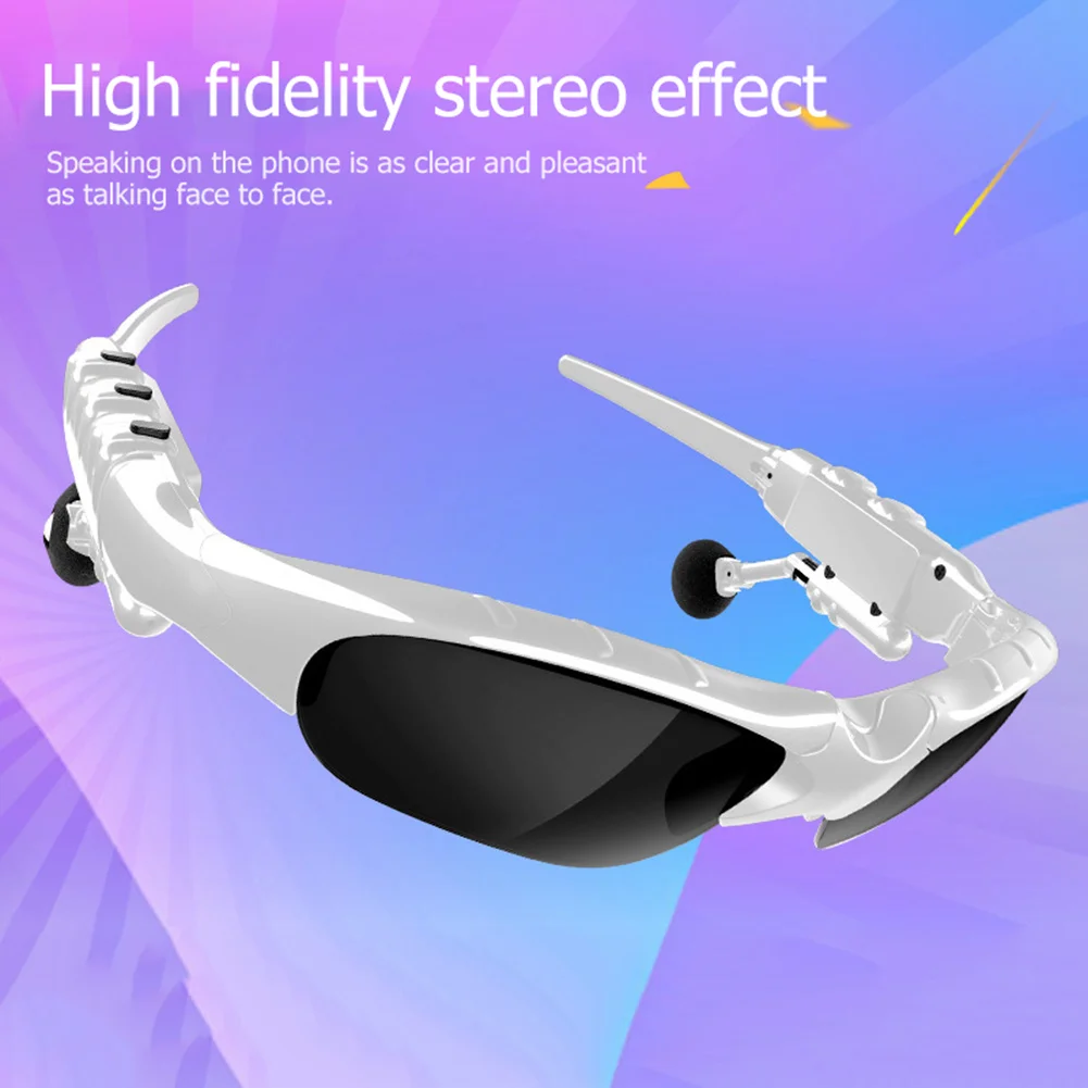 

Bluetooth Earphones Wireless Headset With Mic Polarized Glasses Sunglasses For Driving Cycling Sports Noise Reduction Headphones