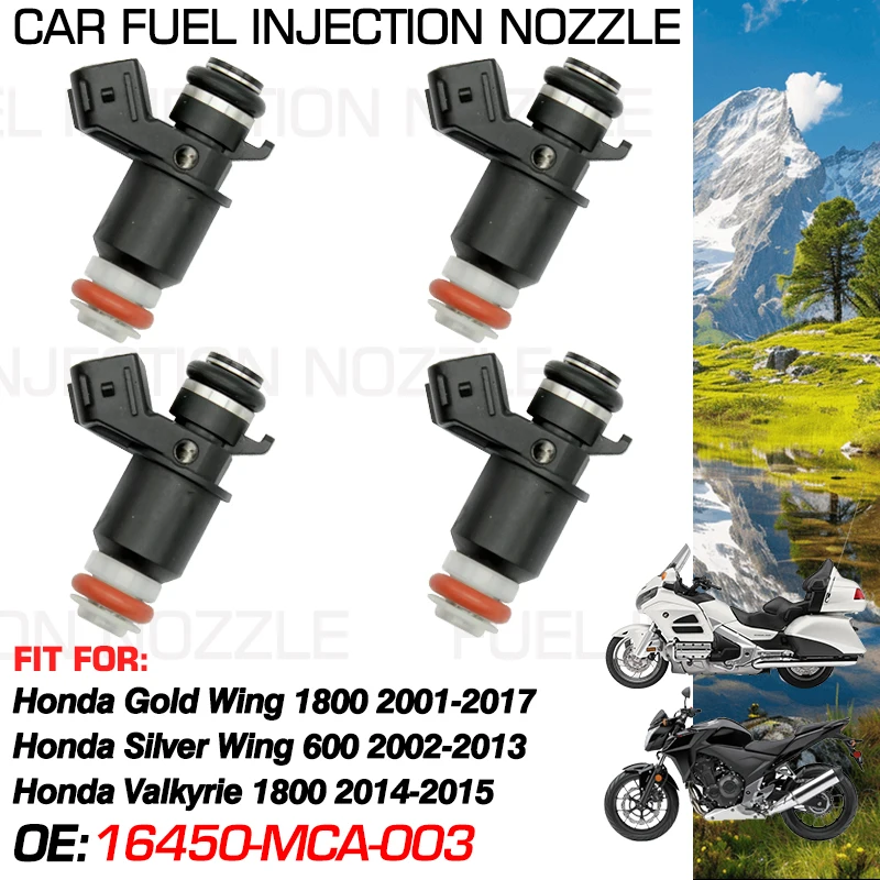 Car Fuel Injectors Nozzle Injection for Honda Gold Wing 1800 2001-2017 Honda Silver Wing 600 2002-2013 Accessories 16450-MCA-003