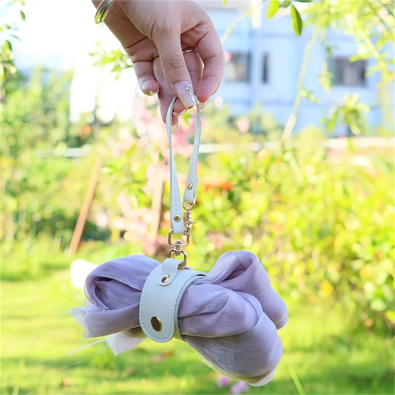 

Portable Waist Hanging Glove Storage Cover Outdoor Wiping Towel Buckle Leather Clip