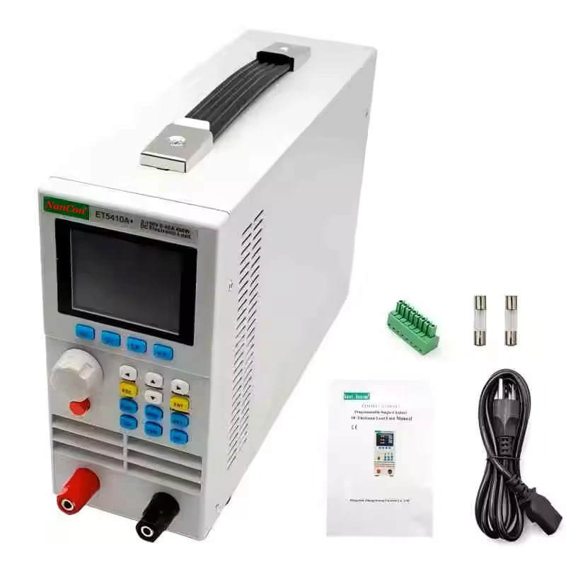 Single-channel Programmable Electronic Load 400W Input 0-150V/0-40A High Accuracy IP67 Protection 1 Year Laboratory TFT