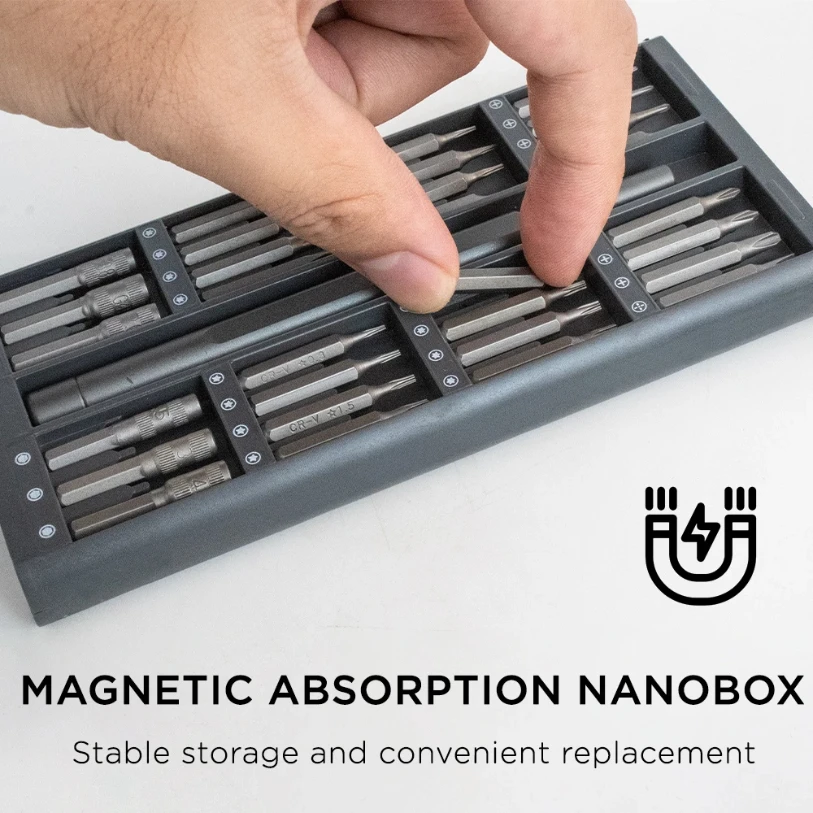 25/63 in 1 Magnetic Precision Screwdriver Set Mini Tools Kit for Mobile Phone PC Repair Professional Hardware with Torx Hex Bits
