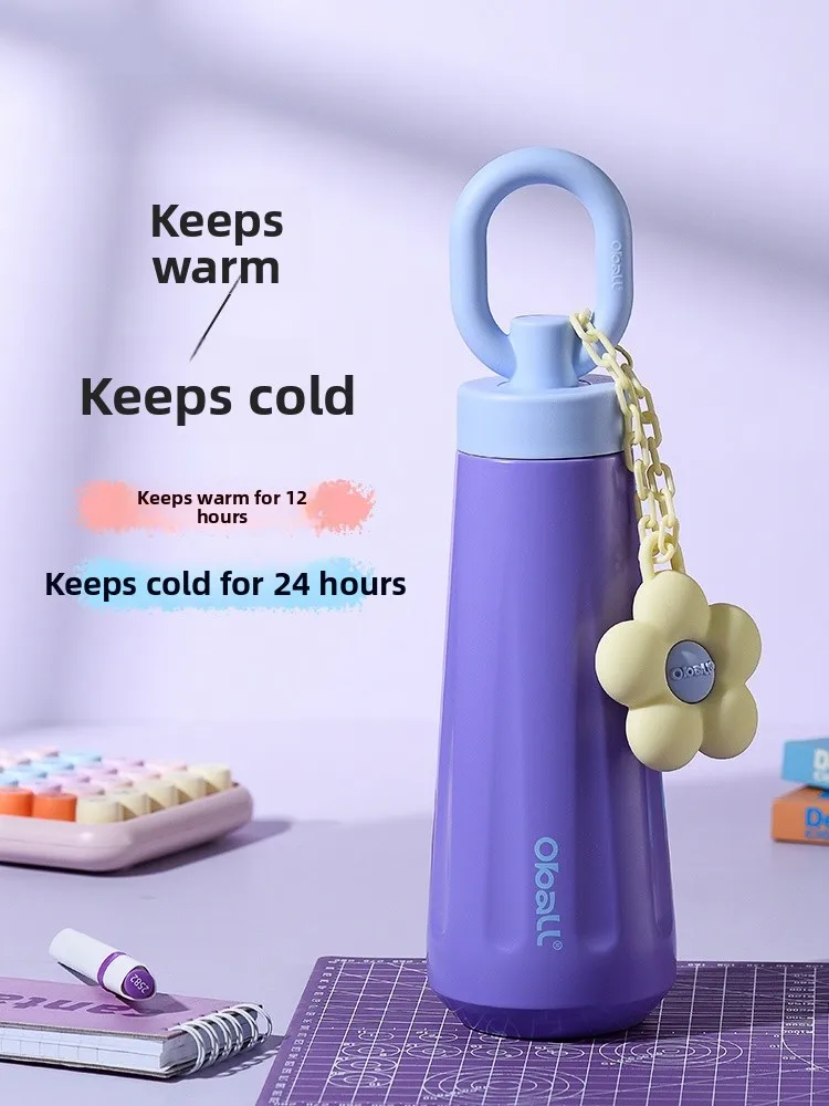 Oball Double Drink Insulated Mug Portable Large Capacity Water Cup for Women Elegant And Stylish New 2026 Model Stainless Steel