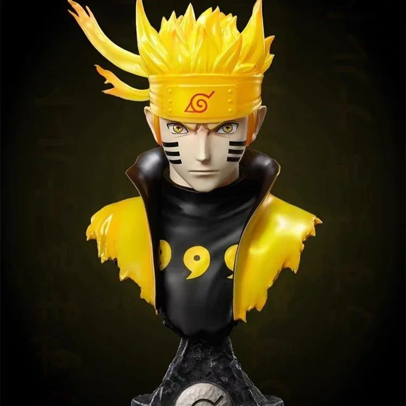 Anime NARUTO Figures Namikaze Minato Uzumaki Naruto Action Figures Bust PVC Model Collectible Perimeter Toys Ornamen Gifts