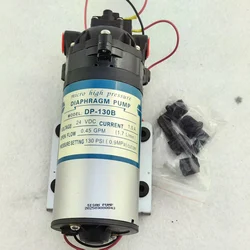 Petite pompe à eau haute pression, 12v, 24V, 15W, 1,7lpm, 130psi, interrupteur de pression, pompe à membrane, 5m, auto-amortissante