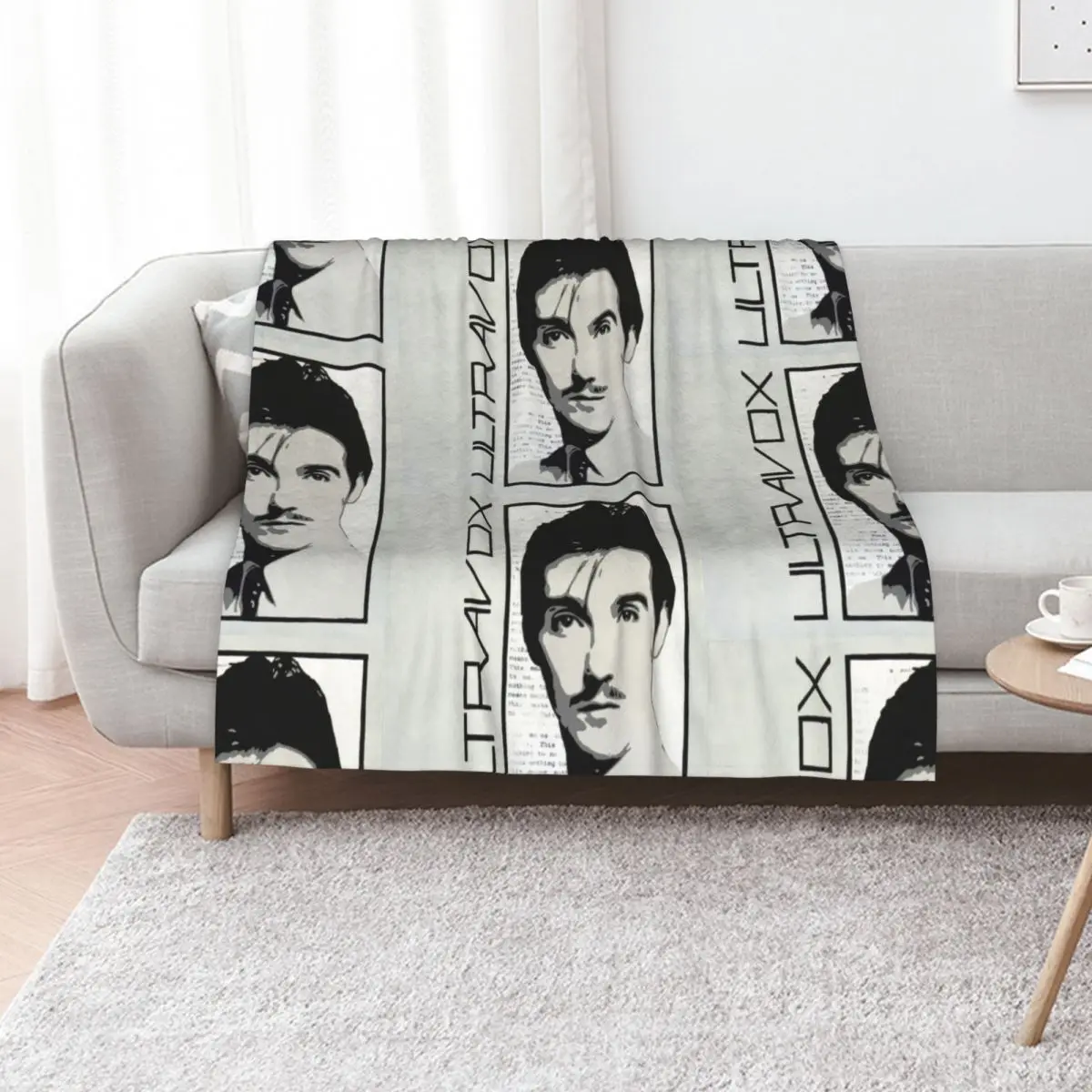 Ultravox (Midge Ure) - Vienna Throw Blanket Single Flannel Fabric decorative blankets and throws Comforter halloween Blankets
