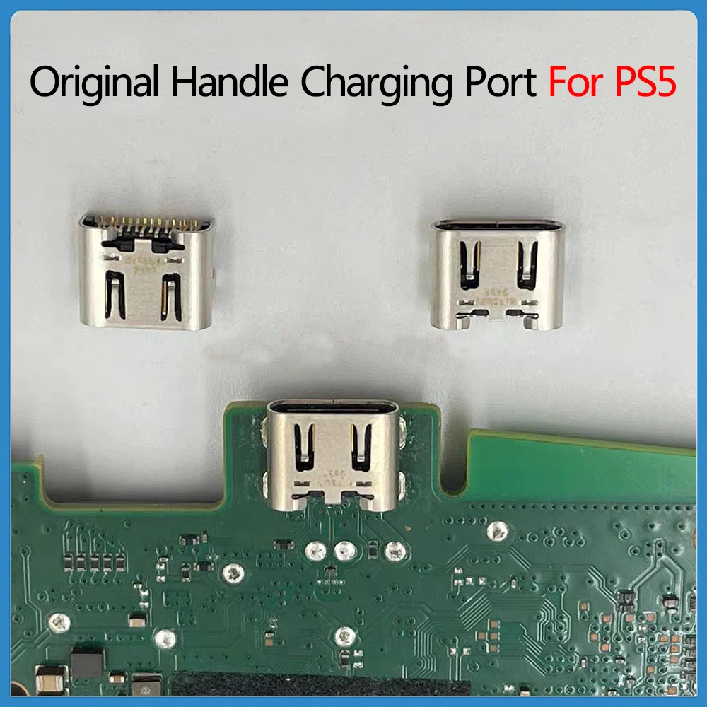 5Pcs Originele Handvat Poort Opladen Voor PS5 Handvat TYPE-C Opladen Socket Playstation 5 Power Interface