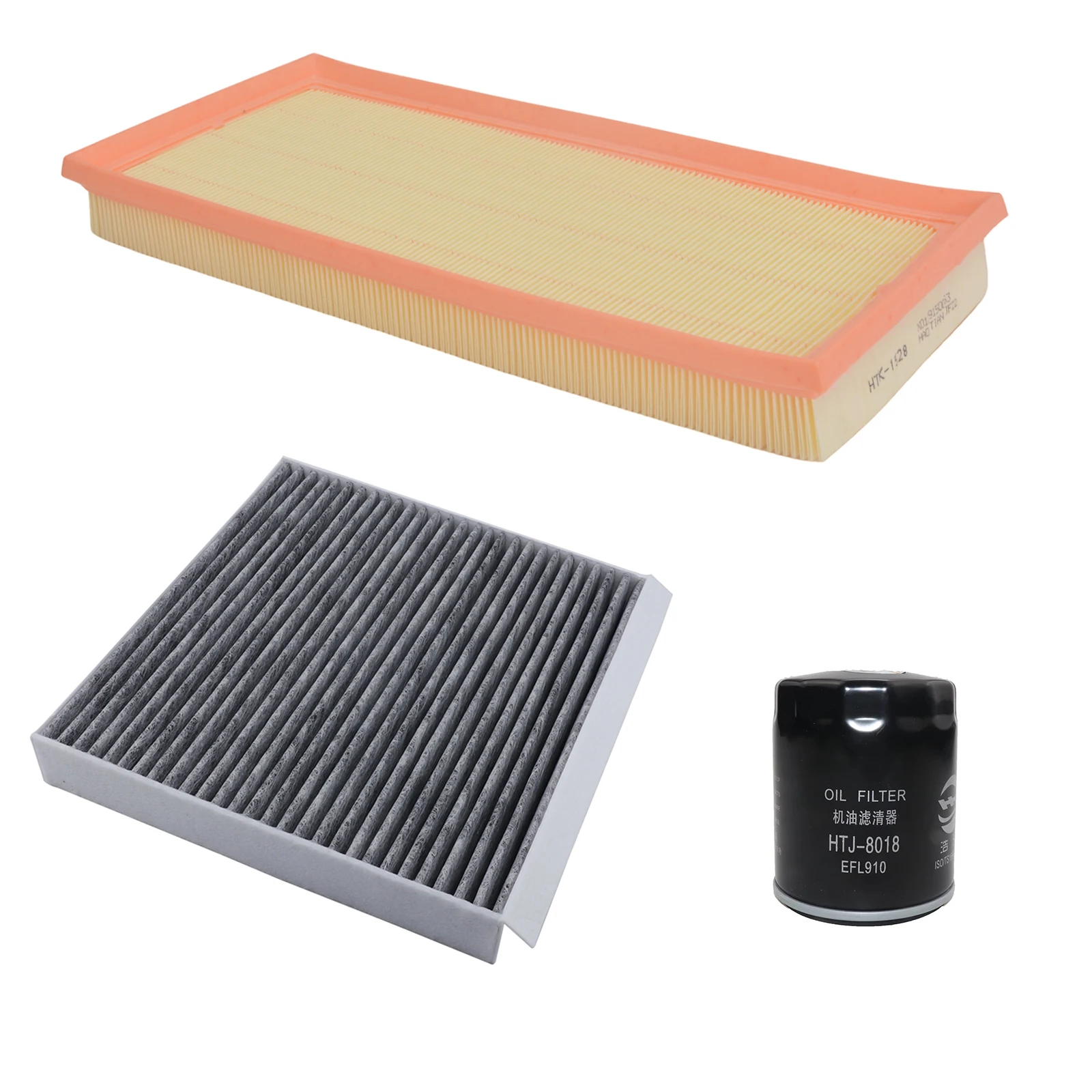 

3Pcs Oil Cabin Air Filter For LIXIANG L8 L9 1.5T 2022- X0129150063 X0190000044 EFL910 LEADING IDEAL Li Auto Parts Car Accessorie