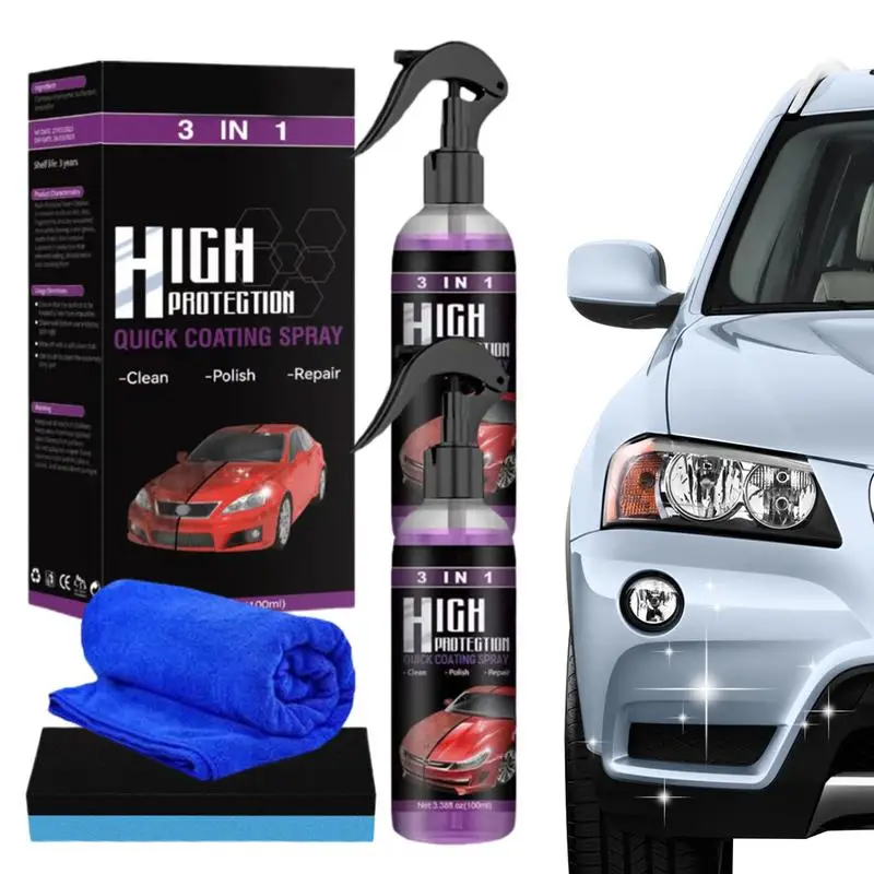 

Car Coating Spray High Protection Refurbisher Polish Spray For Car Polymer Paint Sealant Detail Protection For Cars Boats Motorc