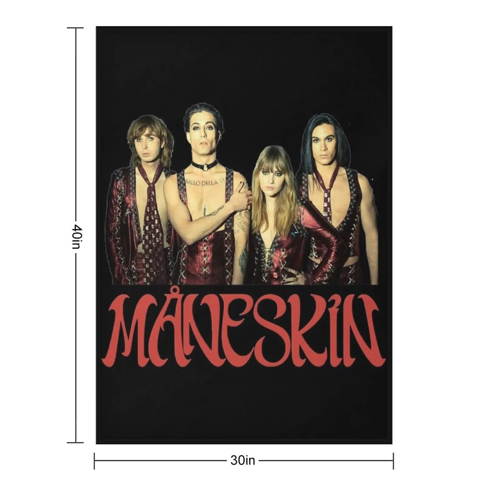 Maneskin 33 Throw Blanket christmas decoration manga Sofa Quilt Luxury Blankets