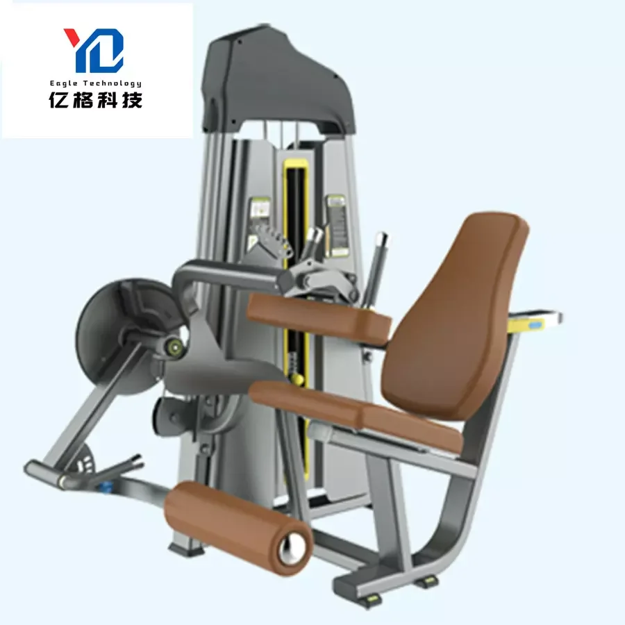 YG-1018 Weight Training Machines Gym Center Commercial Fitness Equipment Biceps Curl Machine Loaded Seated Leg Curl