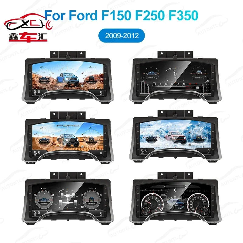 

Navihua New Design For Ford F150 Raptor 2009 2012 13.1 inch LCD Dashboard Digital Cluster Linux System Auto Speedometer Meter