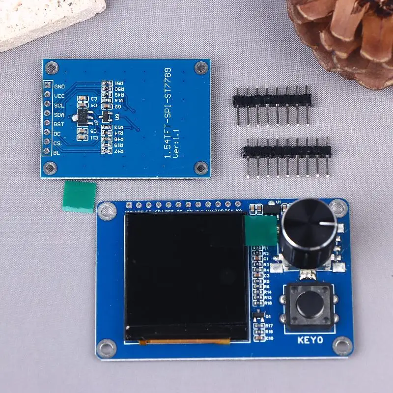 وحدة عرض TFT LCD 1.54 بوصة مع زر تشفير دوار EC11، واجهة IIC/I2C SPI 240x240 لـ Arduino ESP32 ESP8266 DIY #2