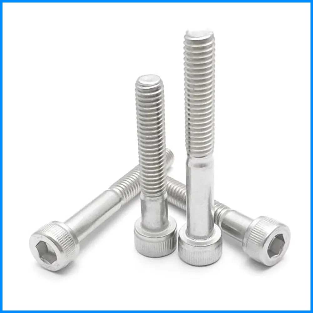 304 Stainless Steel Round Head Hexagonal Screw Mushroom Head Pan Head Machine Screw M3M4M5M6M8M10M12