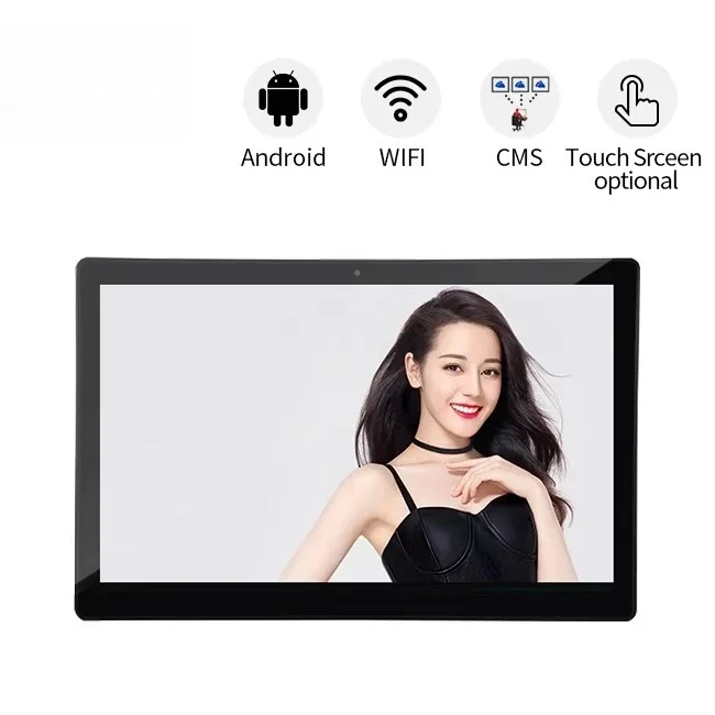 15 Inch 3G 4G Media Player Android LCD TFT Ads TV Advertising Screen CMS Digital Signage Software